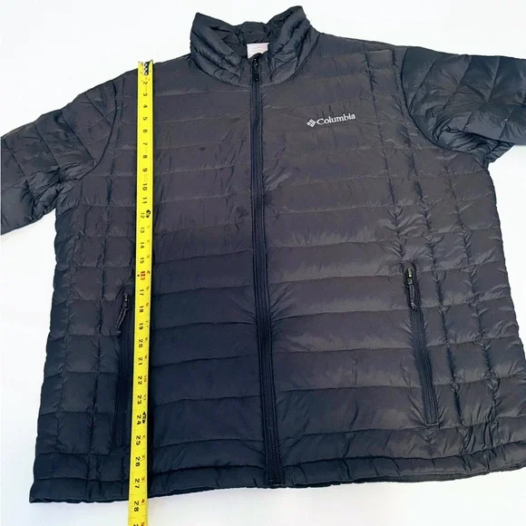 Columbia Turbodown Mens Jacket, Size L, Dark Gray - Picture 10 of 11